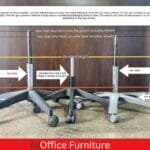 High gas lift office chair cylinder