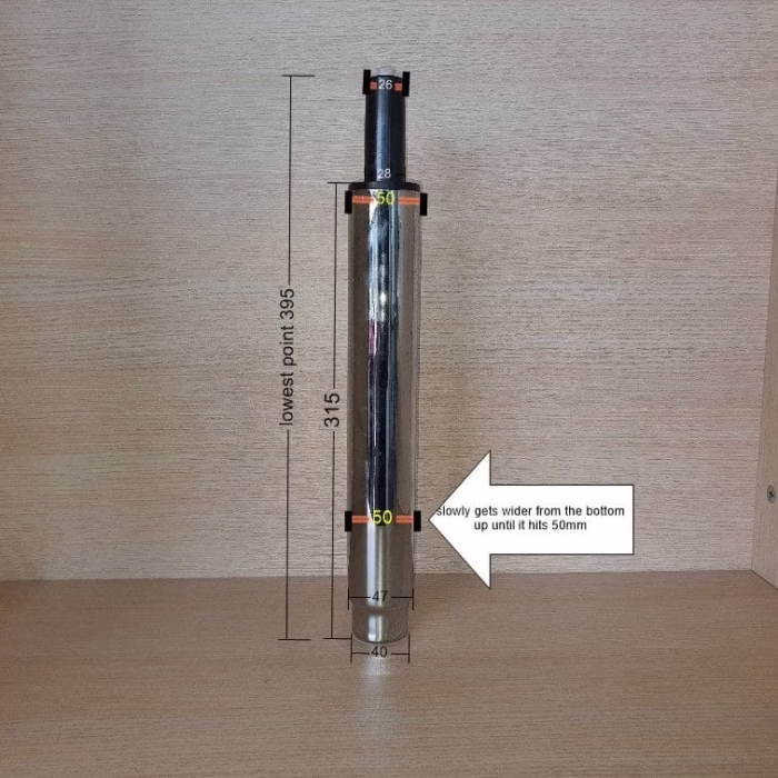 High gas lift office chair cylinder - Image 3