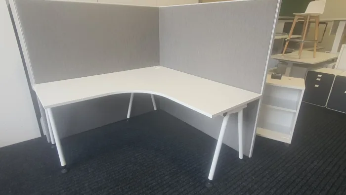 L shape office desk