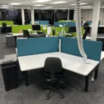 Desk pod, Desk system for 3 people