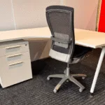 Office Furniture Set; Desk, Chair, Mobile Drawer