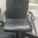 Leather office chair, high back office chair